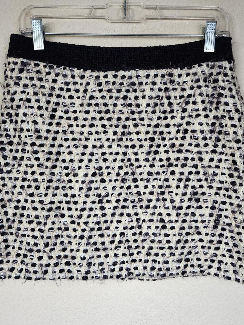 $250 Milly Silk & Wool Blend Mini Skirt